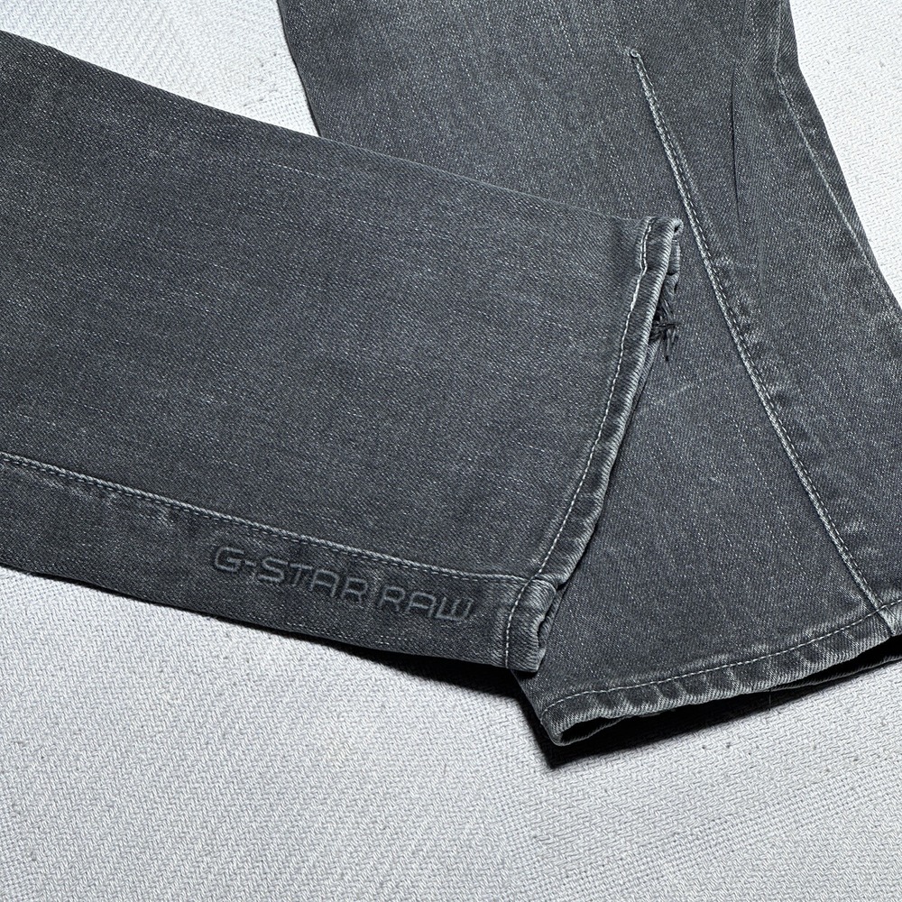 G-Star RAW Citishield 3D Slim Tapered Jeans 33x32 Black Wash Denim Button Fly - Picture 10 of 16